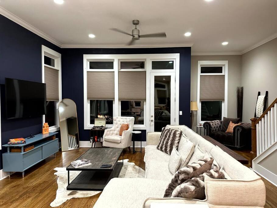 The Color Chord L 3Br In East Nashville With Rooftop Hot Tub ภายนอก รูปภาพ